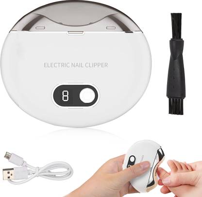 Venzina Electric Nail Clipper with UV Light USB Rechargeable Electric Nail Clipper