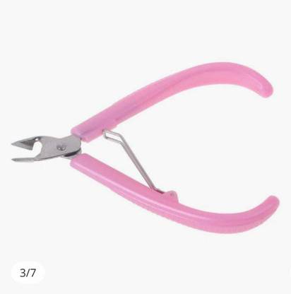 TRENDY PROFESSIONAL PLASTIC CUTICLE CUTTER PEDICURE TOO NAIL CLIPPER