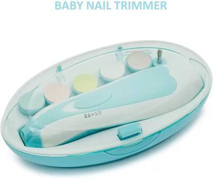 DN BROTHERS Baby Nail Cutter with Light Light &6 Grinding Pads For New Born Baby D65