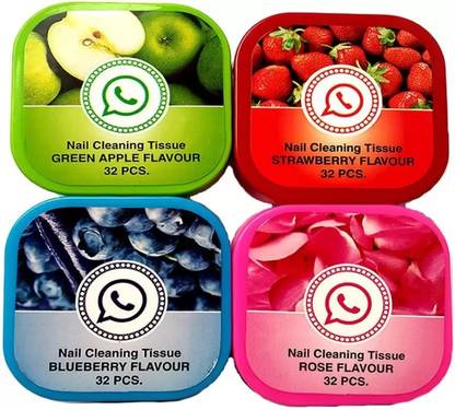 Dfashion Nail Polish remover pack of 4