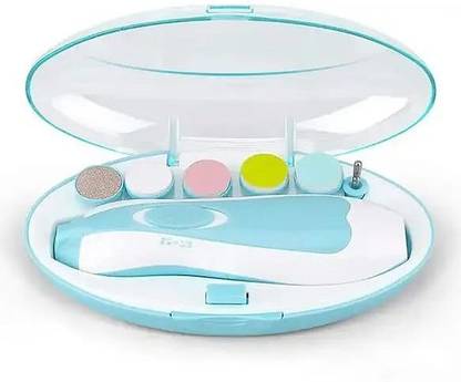 Amdeeworld LED‑Lit Baby Electric Nail Trimmer & Cutter Drill + 6 Speeds & Grinding Tips