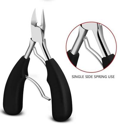 VP SALES Heavy Duty Toenail Clipper Pedicure Tool with Long Handle and Soft Grip