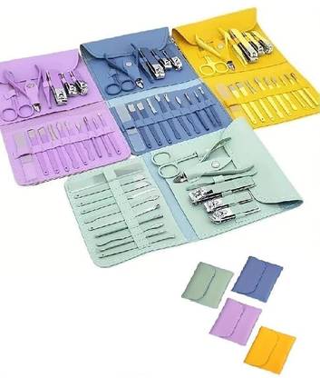Samusagya 16 IN 1 Professional Stainless Steel Manicure Pedicure Kit