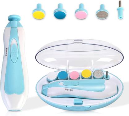 TOOBIL Premium Baby Nail Trimmer Kit for Kids Safe Electric Baby Nail Cutter-Multicolor