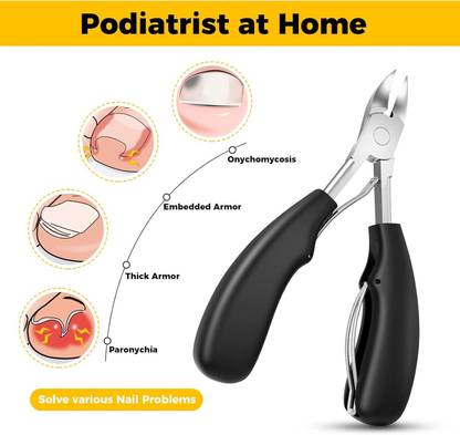 Kezona Toenail Clippers Kit for Thick or Ingrown Nails,