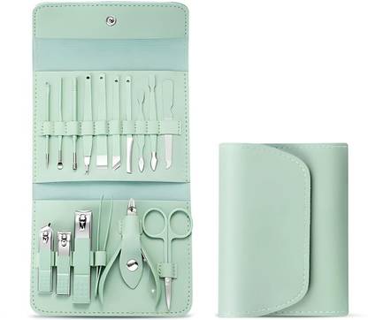 RACCOON Manicure Set Nail Clipper Kit - 16 Pieces Stainless Steel Manicure Kit