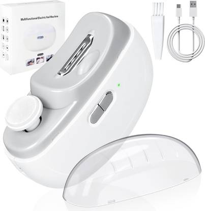VGmax Electric Nail Clipper,Automatic Nail Trimmer,Nail File with Light & 2 Speeds