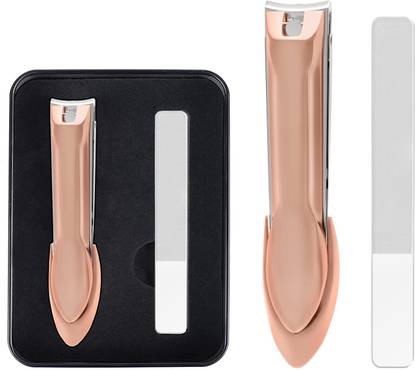 DOCOSS Nail Clipper With Catcher,Nail Cutter For Women/Nailcutter/Nail Clippers