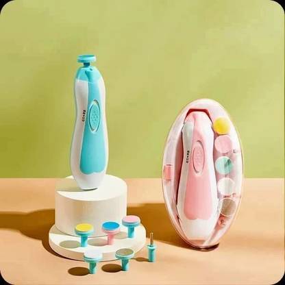 TOOBIL Premium Baby Nail Trimmer Kit for Kids Safe Electric Baby Nail Cutter-Multicolor