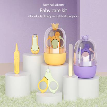 StarAndDaisy TinyTrim 4-in-1 Baby Nail Clipper: Safe & Gentle for 0-3 Years (Yellow)