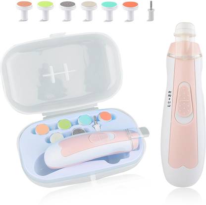 HASTHIP Baby Nail Trimmer Newborn, Electric Nail Clippers with LED Light for Toddler