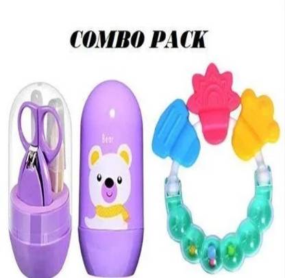 TACOON Baby ToyTeether And Baby nail cutter -Combo Set