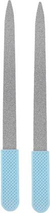KURVI Professional Stainless Steel Nail Filer Large NF02 2Pcs