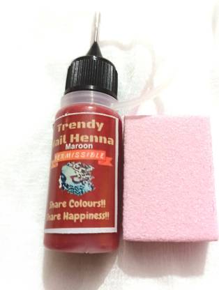 OSM Trendy Mehndi Injection (Dark Maroon) 20ml