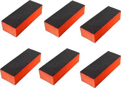 BAE BEAUTE Block Buffers | Buffs all types of Nails | NAIL BUFFER SANDING BLOCK (PACK OF 6)