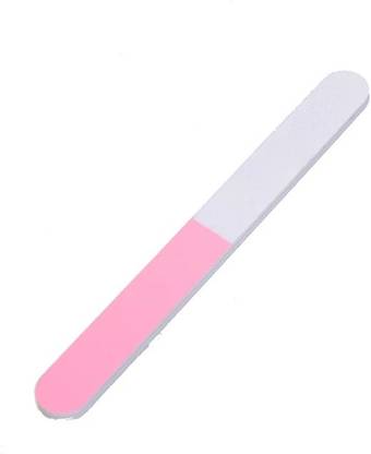 NEWGEN ENTERPRISES 88/180 Nail Shiner Three sided Buffer Files Sponge Washable Set 2 (Pink)