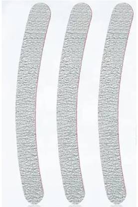 Lusty soul 7 Inch Dual Side Banana Shaped Nail Filer, Manicure Pedicure Tool (pack of 3)