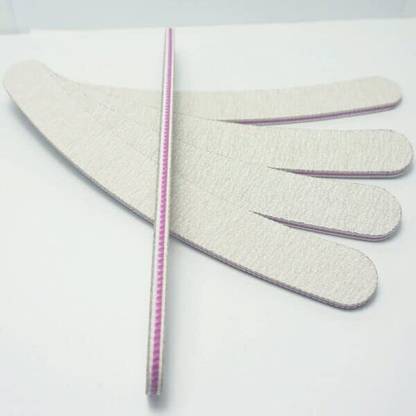 El Syco Professional Nail File Set, Curved Fingernail files, Double-Sided Manicure