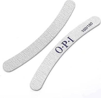 El Syco 2piece Nail Shaper Double Sided Manicure Pedicure Filer Nail Buffing, White File