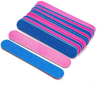 Nyamah sales Nail File Set Mini Professional Care Double Sided Emery Board Buffer Set 20 pc.