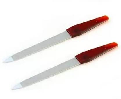Top Select Stainless Steel Double Sided File Buffer for Gentle Precise Nail Filer