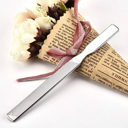 El Syco Professional Double-Sided Metal Nail File | Reusable Stainless Steel Nail Filer
