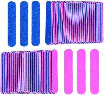 zeelpetal Professional Care Nail Files, Double-Sided Professional Nail Files (50 Pcs)