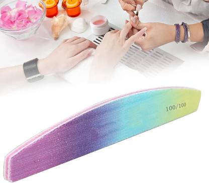 NAILWIND Nail Art Files, Portable Professional Nail Buffering Files Nail Salon(100/100)