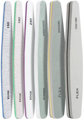 Store2508 6pcs Nail Files-Nail File Set for Manicure