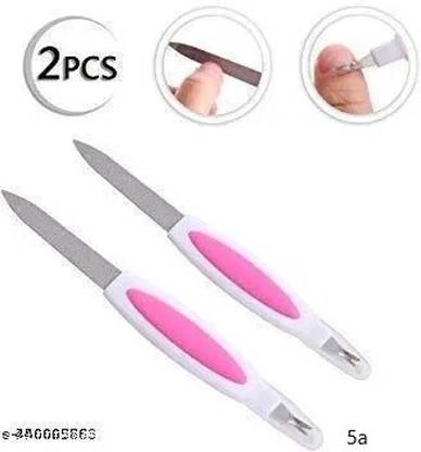 Morbee 2 in 1 Manicure Pedicure Nail File Tool Cuticle Trimmer Cutter Remover 5a