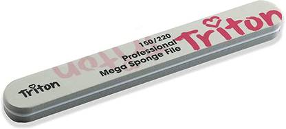 TRITON Professional 150/220 Nail Buffer, Shiner, Filer, Emery Board, Shaper Tool