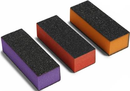 Gleevia 3Pcs Nail Block Buffer 4 Way Sanding Block Shiner Files