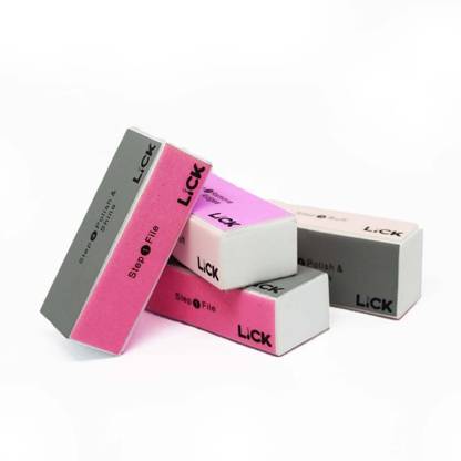 Lick - Press on Nails Block Buffer 4 Steps Manicure Pedicure Professional Care Sanding Buffing