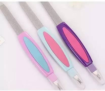 Elecsera 2 in 1 Manicure Pedicure Nail Tool Cuticle Trimmer Cutter Remover Nail Filer