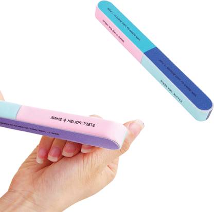 Temperia 7 Way Nail Filer & Buffer - Shaper, Shiner & Scrubber for Smooth, Polished Nails