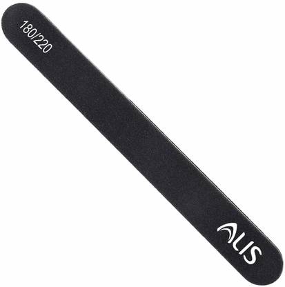 alis Nail Filer Double Sided 180/220 Grit for Nail File/ Nail Buffing/ Manicure Nail Art BL NF ST (1 Pieces Set)