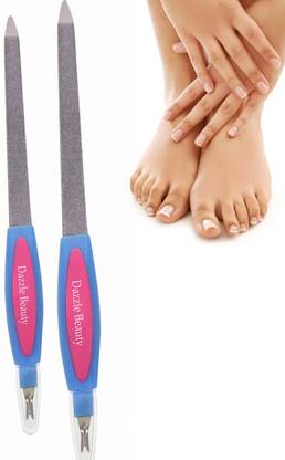 Dazzle Beauty Best Buy 2 in 1 Manicure Pedicure Nail File Tool Cuticle Trimmer Cutter Remover