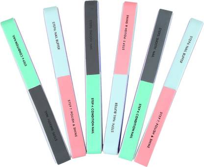 Glamezone 7-Ways Nail Buffer Block Shiner Filer,Nail Art polisher,Manicure Tool Nail Filer