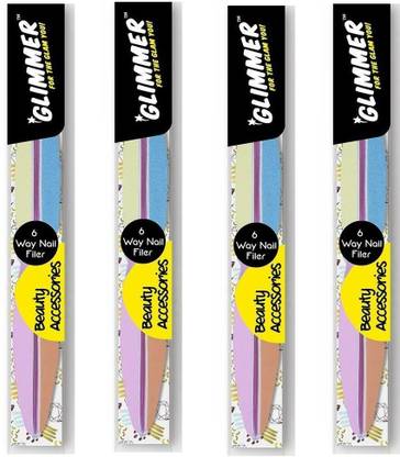 Glimmer NAIL FILER PACK OF 4 GM4