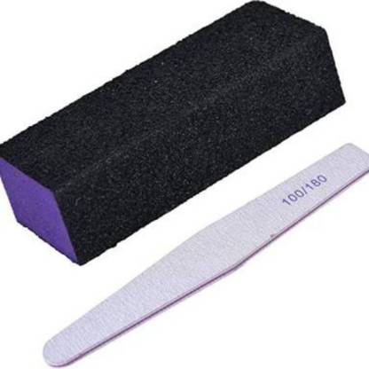 Bella Bloom Nail Art Shiner Buffer Block Orange