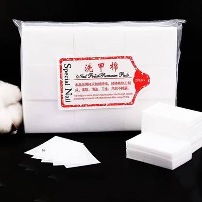 Morbee Nail Cotton Pads - Lint Free Gel Nails Polish Removers 8a