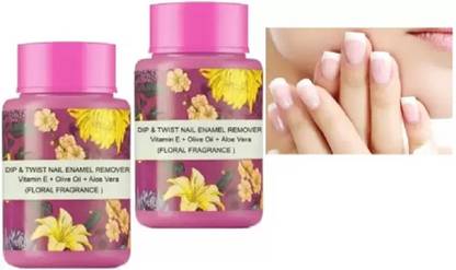 EVERERIN nstant Nail Paint Remover Dip & Twist Enriched with Vitamin E & Olive Oil