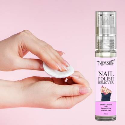 Newsio Nail Lacquer Remover|Soft & Hydrated Cuticles | Vitamin E | enriched Easy To Use