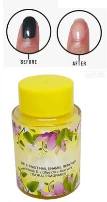 GFSU - GO FOR SOMETHING UNIQUE Dip & Twist Nail Paint Remover Sponge-yellow Color