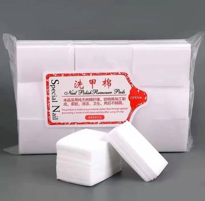 RANORE Gel Polish Remover Wraps, Nail Polish Remover Cleaner Wipes Paper Pad