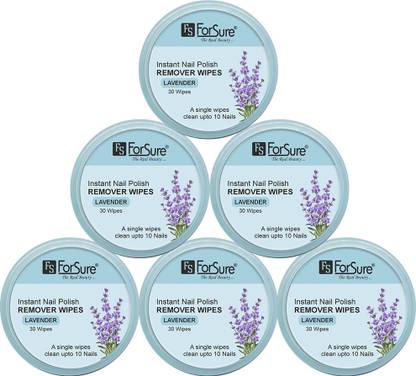 ForSure Nail Paint Remover Wipes Pack of 6_C9