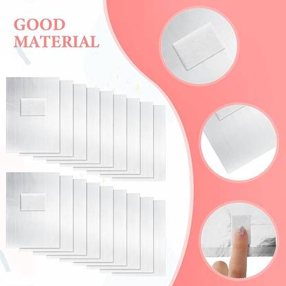 NAILWIND Nail Foil Wraps Gel Polish Remover Foils Acrylic Tin Soak Off Pads 200 PCS