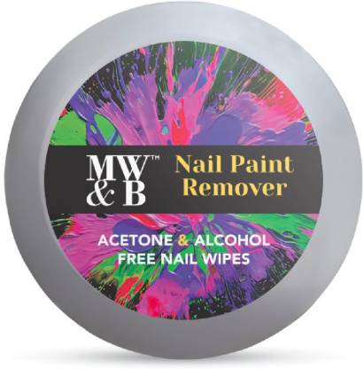 MW&B Nail Paint Remover Wet Wipes Tissue Pads Nail Polish Cleaner