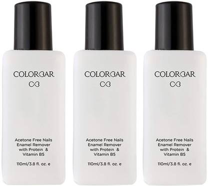 COLORBAR Nail Polish Remover pack of 3