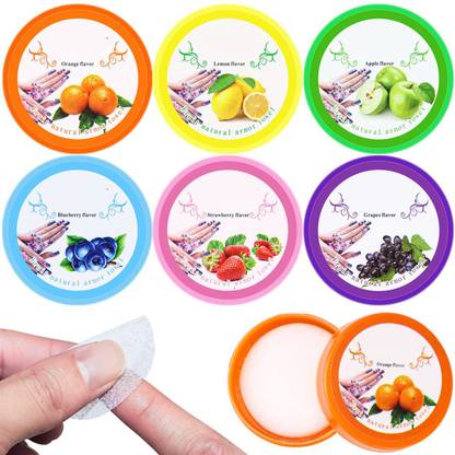 ADJD Nail Polish Remover Round Pads Nail Paint Removing Wet Wipes, Multi-Fruit